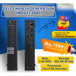 Dell Optiplex 3040 6th Generation Windows Tiny Desktop Tiny Computer